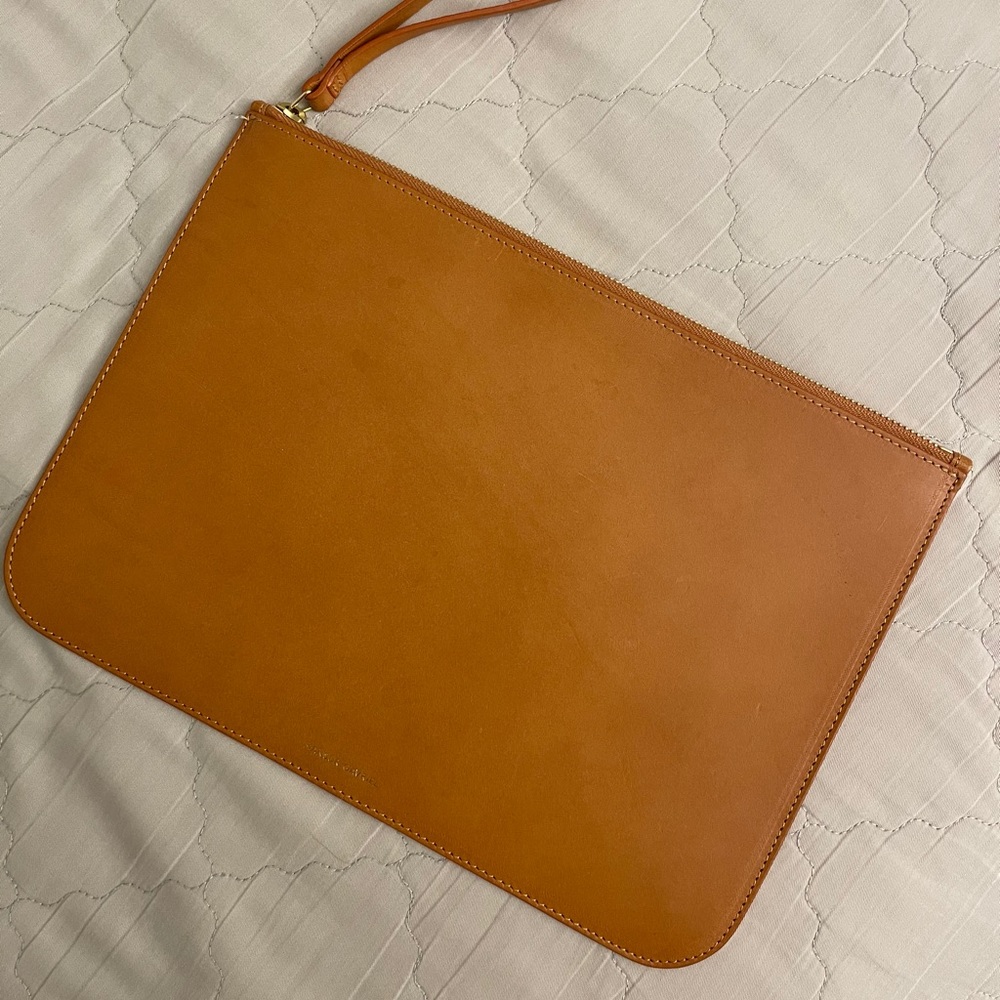 Mansur Gavriel Portfolio Leather Clutch